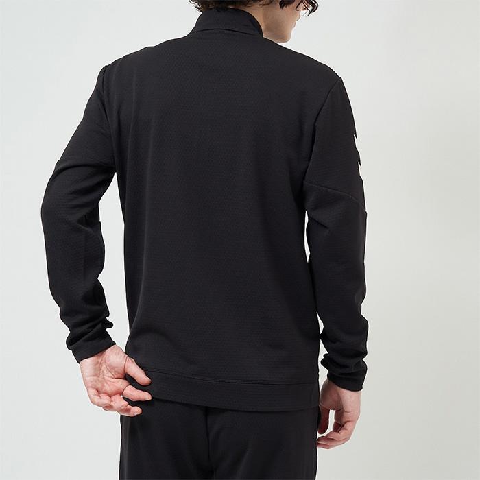 hummel（ヒュンメル） 長袖 ハーフジップトップ 指穴付き ロングパンツ