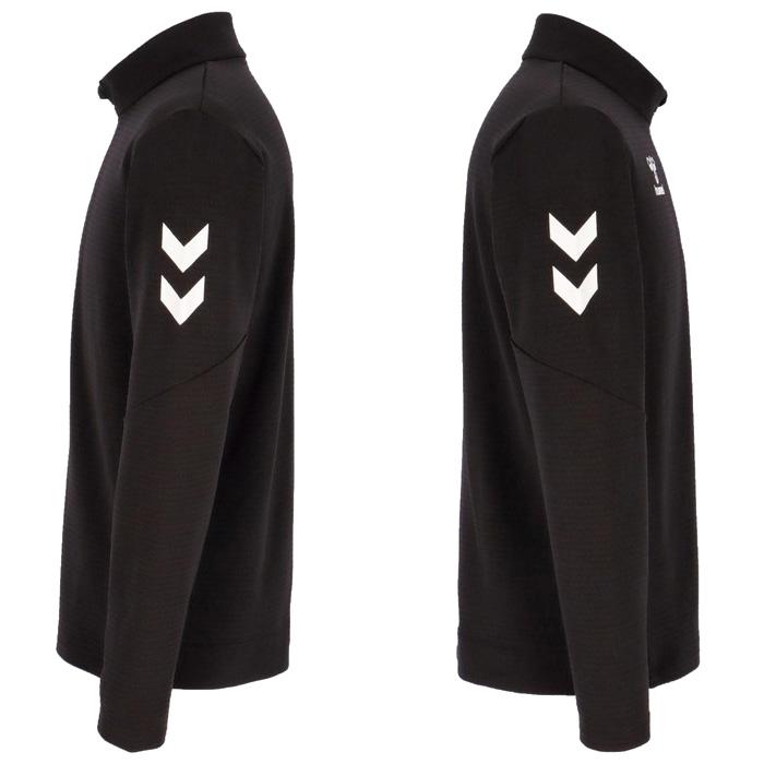 hummel（ヒュンメル） 長袖 ハーフジップトップ 指穴付き ロングパンツ