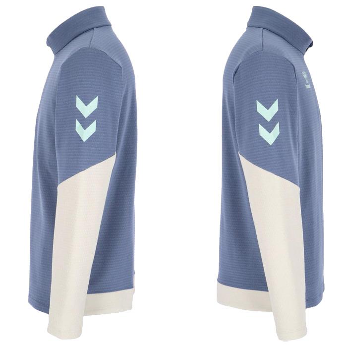 ヒュンメル 上下セット メンズ hummel 長袖ハーフジップトップ ロングパンツ セットアップ ジャージ 上下組 サッカー スポーツウエア 男性用 吸汗 速乾 ストレッチ 保温 秋冬 ジャージー トラックスーツ ブランド 服 アパレル メンズウェア/HAT4184-HAT8136P hummel（ヒュンメル） 長袖 ハーフジップトップ 指穴付き ロングパンツ