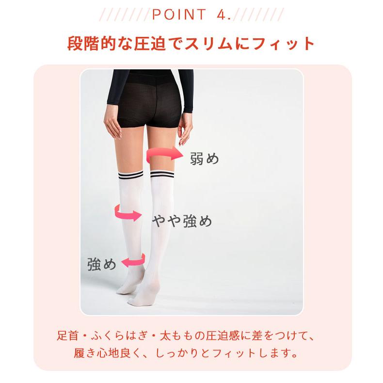 オールインワン ゴルフ ストッキング ゴルフウェア ゴルフ用 ニーハイ ソックス タイツ ペチパンツ UV protected sports stocking｜puresuto｜05