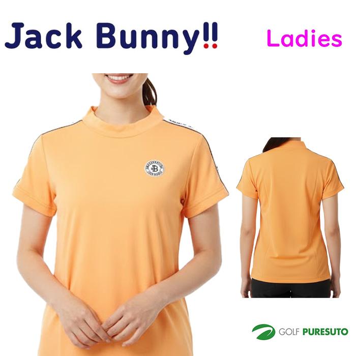 Jack Bunny!!（ジャックバニー） レディース 半袖 モックネックシャツ