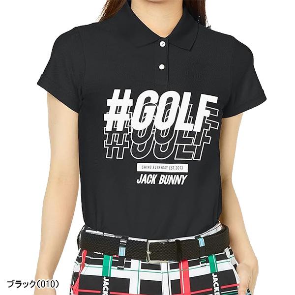Jack Bunny!!（ジャックバニー） レディース 半袖 ポロシャツ