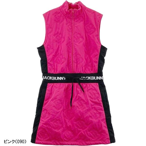 Jack Bunny!!（ジャックバニー） レディース ノースリーブ 中綿ハーフ