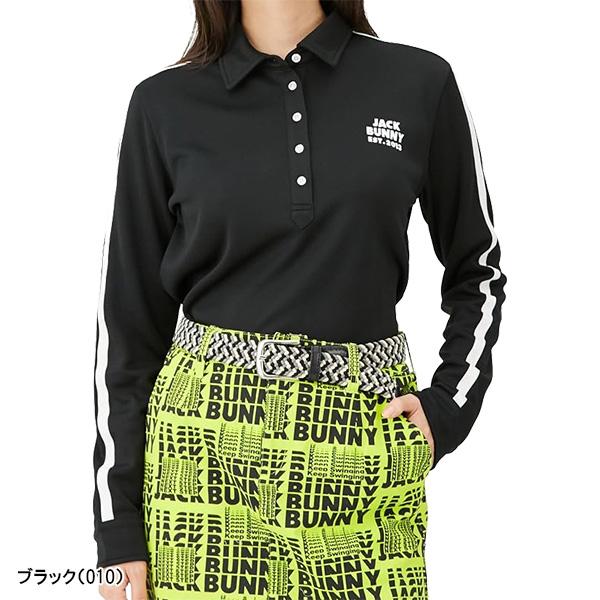 新品JACK BUNNY ジャックバニー　ポロシャツ スカート　セットアップS Jack Bunny!!（ジャックバニー） レディース 長袖 ポロシャツ カノコ