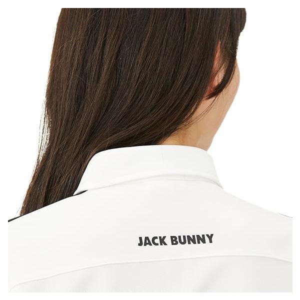 Jack Bunny!!（ジャックバニー） レディース 長袖 ポロシャツ カノコ