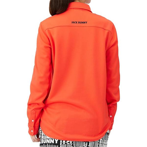 Jack Bunny!!（ジャックバニー） レディース 長袖 ポロシャツ カノコ