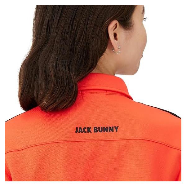 Jack Bunny!!（ジャックバニー） レディース 長袖 ポロシャツ カノコ