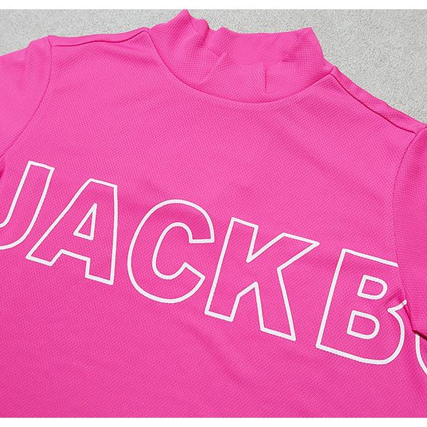 Jack Bunny!!（ジャックバニー） レディース 半袖 モックネックシャツ