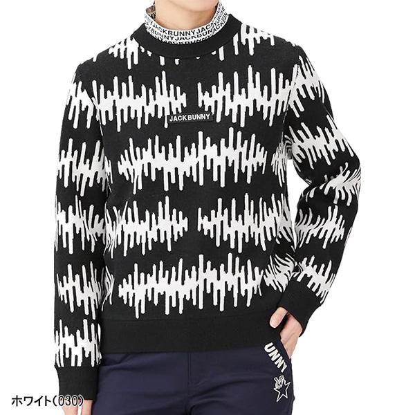 Jack Bunny!!（ジャックバニー） レディース 長袖 クルーネック ニット