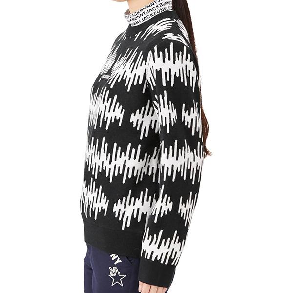 Jack Bunny!!（ジャックバニー） レディース 長袖 クルーネック ニット