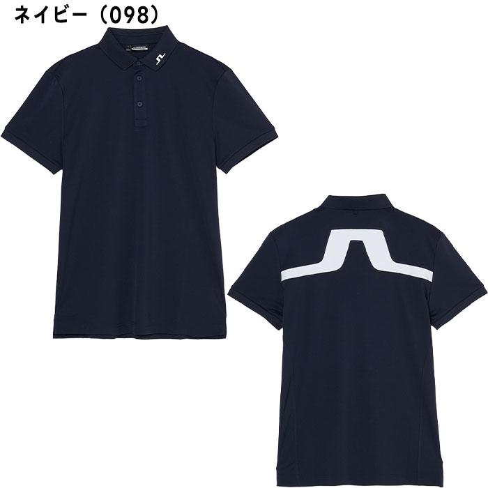 s*o様 Jリンドバーグビッグロゴ×プリント半袖シャツL J.LINDEBERG
