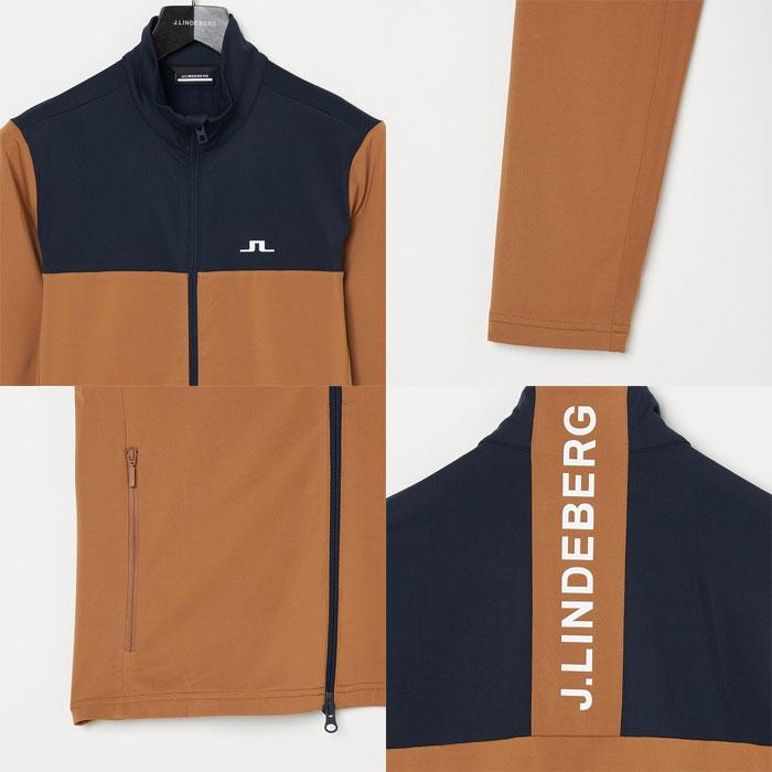 J.リンドバーグ ゴルフ カラーブロック ミッドレイヤー メンズ 071