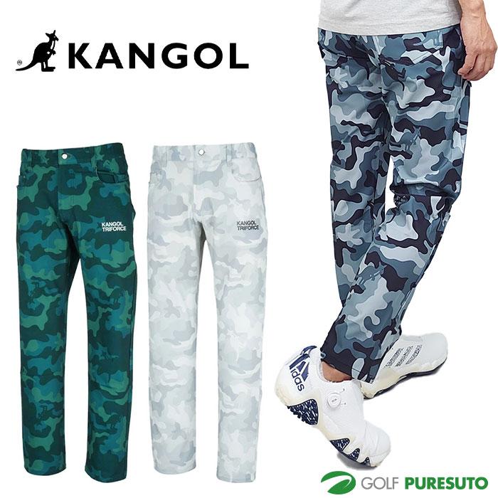 KANGOL 【在庫処分】カンゴール トライフォース カモ柄 ロングパンツ