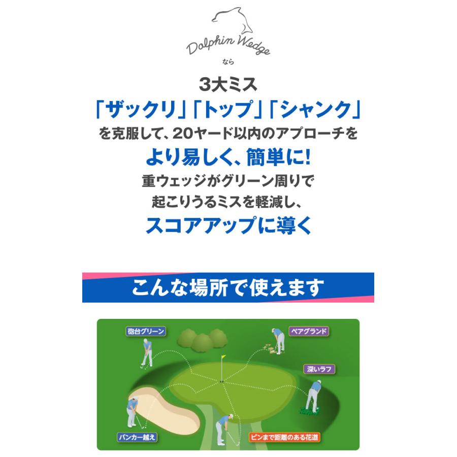 キャスコ ドルフィン ウェッジ メンズスペック DOLPHIN WEDGE DRW-225／DPW-225／DFW-225 オリジナル スチールシャフト 34インチ 2025年モデル kasco GOLF 爆買の画像