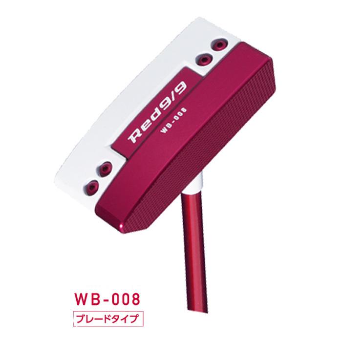 キャスコ 2021年モデル パター Red 9/9 White back WB-008 WB-009 :kasco-pt-red992021
