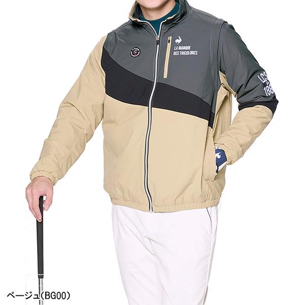 ルコックスポルティフ ゴルフ 長袖 フルジップ 2WAY ブルゾン ベスト 中わた アウター メンズ LG4FWB50M 2024年秋冬モデル le coq sportif golf 爆買_5