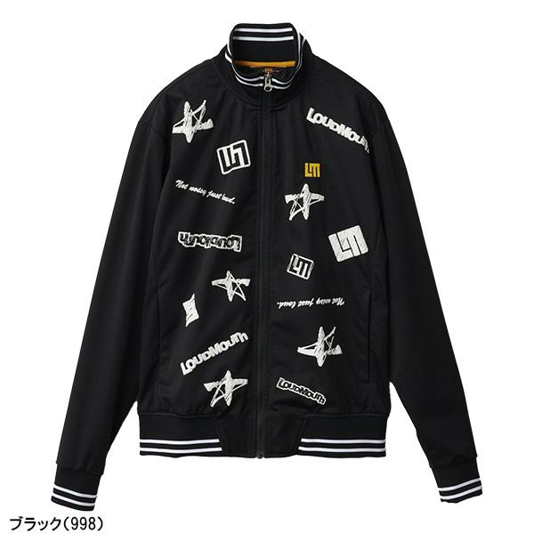 ★秋冬★ラウドマウス★ラミネート加工フード付きフルジップブルゾン★LL★BK ☆秋冬☆ラウドマウス☆ラミネート加工フード付きフルジップブルゾン