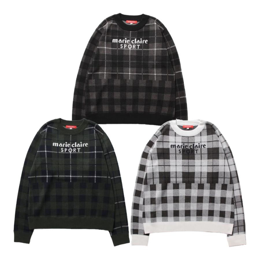 Marie Claire（マリ クレール） レディース 長袖 クルーネック