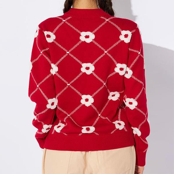 Marie Claire（マリ クレール） レディース 長袖 クルーネックセーター