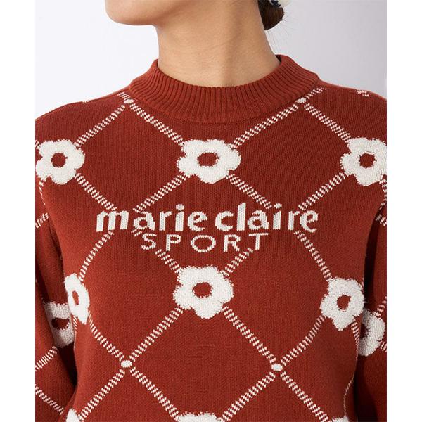 Marie Claire（マリ クレール） レディース 長袖 クルーネックセーター