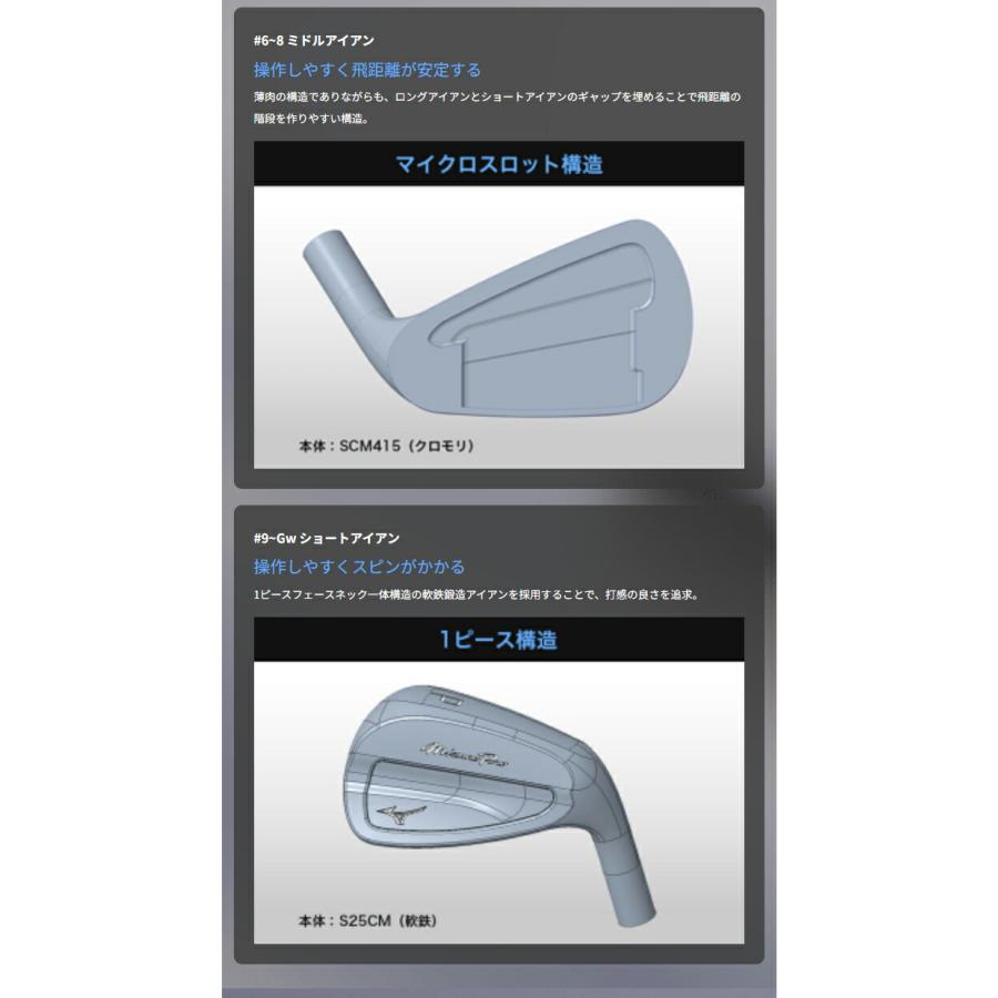 MIZUNO GOLF ミズノ Mizuno Pro M-13 アイアン 6本セット（No.5〜9、PW