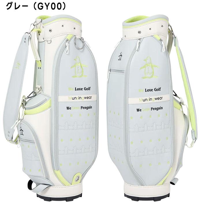 Munsingwear マンシングウェア ゴルフ 8.5型 合皮素材 ペンギン 刺繍