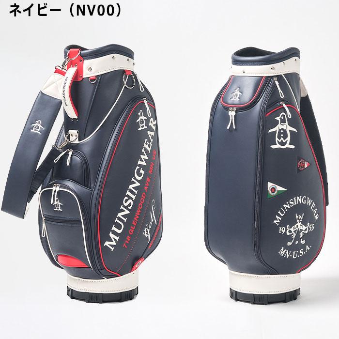 MUNSINGWEAR ゴルフバッグ 9.5 Munsingwear 9.5型ビッグロゴキャディバッグ -デサントストア