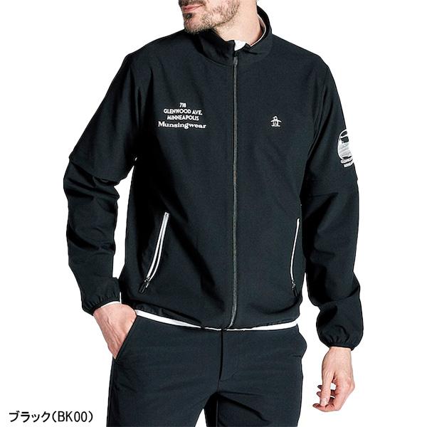 マンシングウェア 長袖 フルジップブルゾン 2WAY 半袖 はっ水 