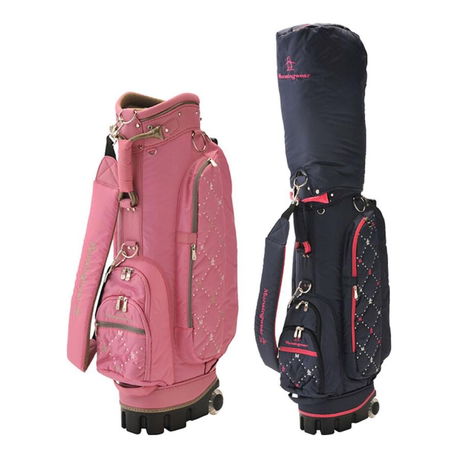 レディース マンシングウェア キャディバッグ 8.5型 キャスター付き ロゴ刺繍 MQCPJJ00 ゴルフ プレスト 通販 PayPayモール