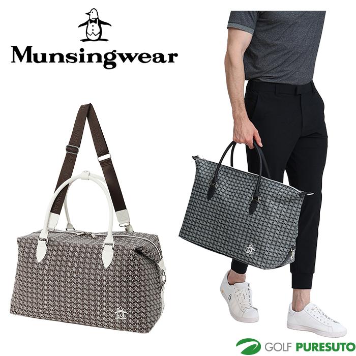 Munsingwear（マンシングウェア） 総柄 ボストンバッグ MG6FBB04U 2026