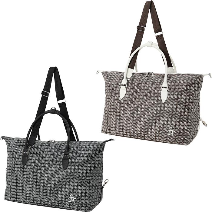 Munsingwear（マンシングウェア） 総柄 ボストンバッグ MG6FBB04U 2026