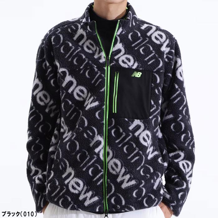 ニューバランス ゴルフ バイアス3Dロゴ ボアフリース フルジップ ブルゾン