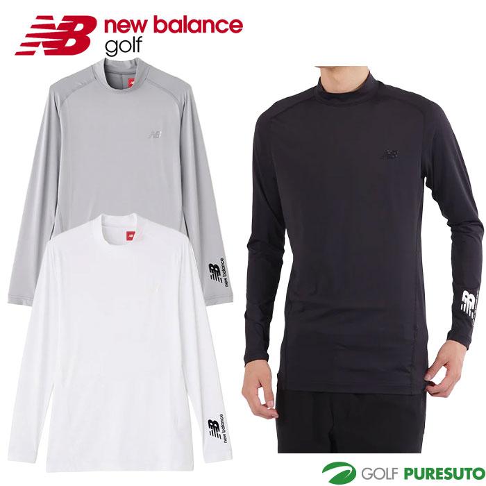 美品！new balance golf UVカット モックネックプルオーバー UVカット 防透性 半袖 モックネック プルオーバー (MENS) | new