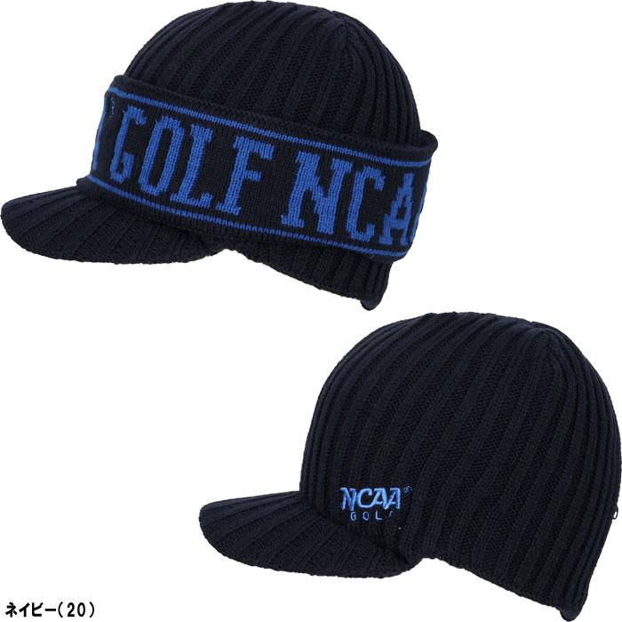 NCAA NCAA GOLF ネックウォーマー付き 2WAY ニットキャップ メンズ