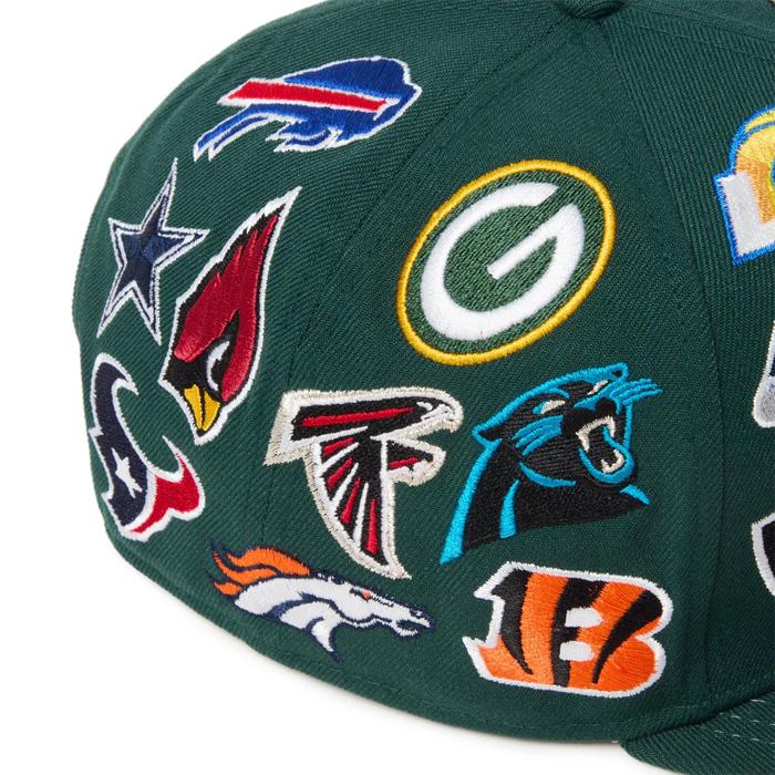 NEWERA NFL ALL LOGO キャップ　2個セット NEW ERA（ニューエラ） キャップ 9FIFTY Team Logo Allover NFL
