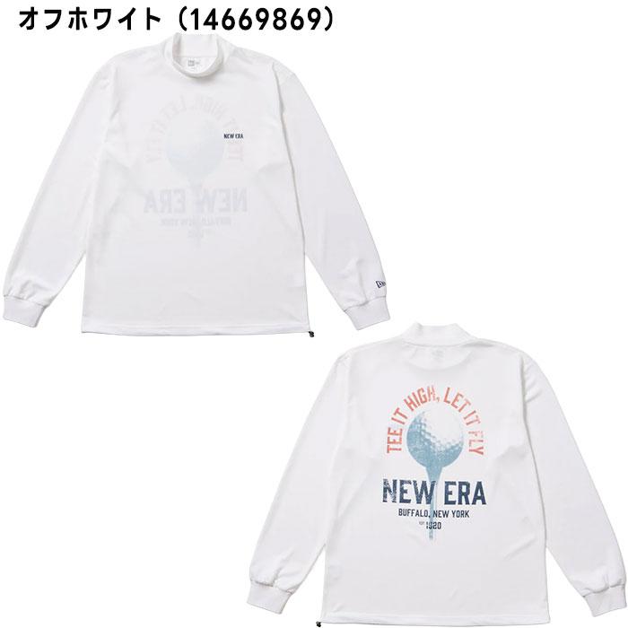NEW ERA（ニューエラ） ゴルフ 長袖 ハイネック 鹿の子 Tシャツ ゴルフ