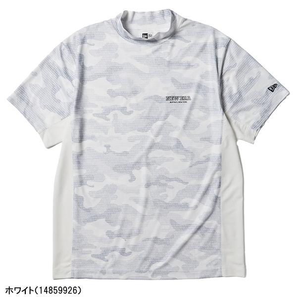 NEW ERA（ニューエラ） ゴルフウェア 半袖 ミッドネック Tシャツ Camo