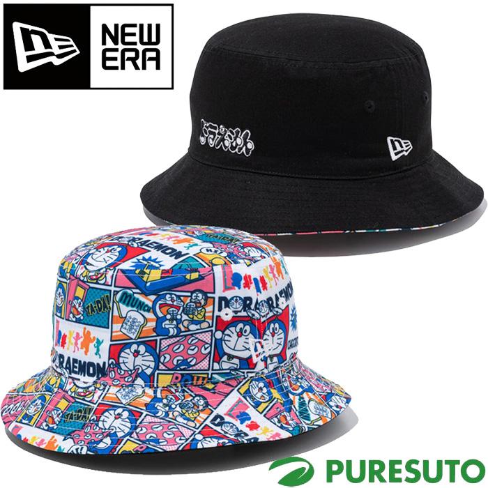【新品未開封】NEWERA ドラえもん タイトルロゴ 帽子 バケットハット NEW ERA（ニューエラ） バケットハット バケット01 リバーシブル