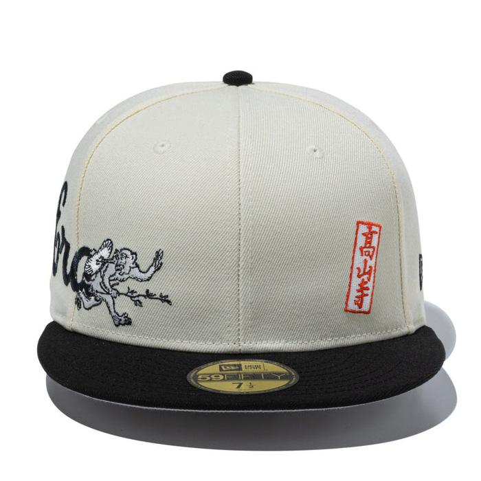 NEW ERA（ニューエラ） キャップ 59FIFTY 鳥獣戯画 フラッグロゴ New