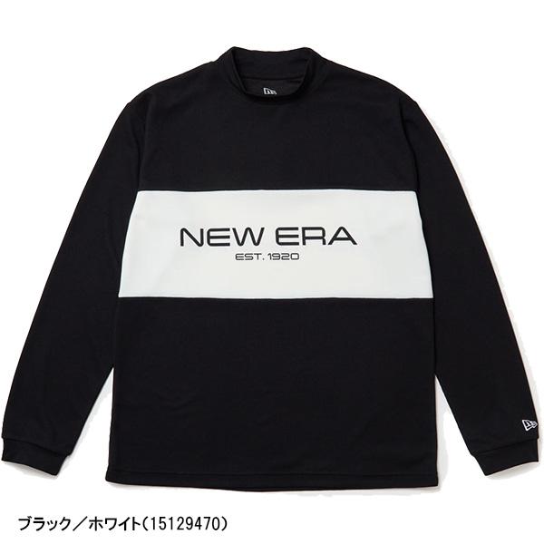 NEW ERA ゴルフ　モックネックシャツ ブラック(GDO限定モデル) ココボンゴ ニューエラ ゴルフウェア 長袖 モックネックシャツ モック