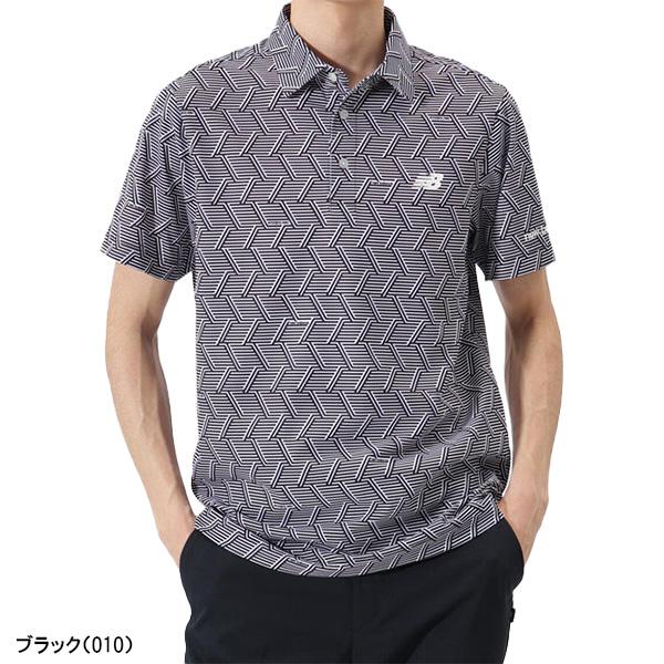 ニューバランス ゴルフ ジオメトリ柄 半袖 ポロシャツ New Balance Golf（ニューバランスゴルフ） ニューバランス ゴルフ