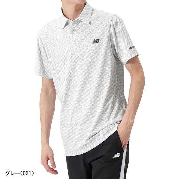 ニューバランス ゴルフ ジオメトリ柄 半袖 ポロシャツ New Balance Golf（ニューバランスゴルフ） ニューバランス ゴルフ