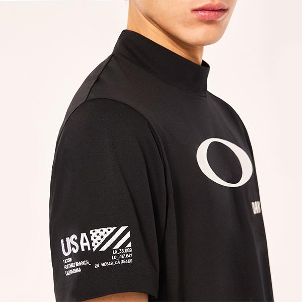 OAKLEY オークリー ゴルフ 半袖 モックネックシャツ エリプス OAKLEY オークリー ゴルフ 半袖 モックネックシャツ エリプス