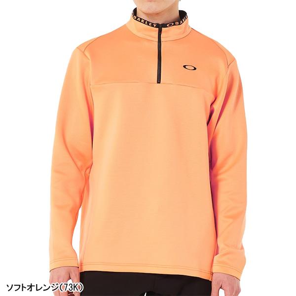 OAKLEY（オークリー） 長袖 ハーフジップシャツ プレザント 長袖モック