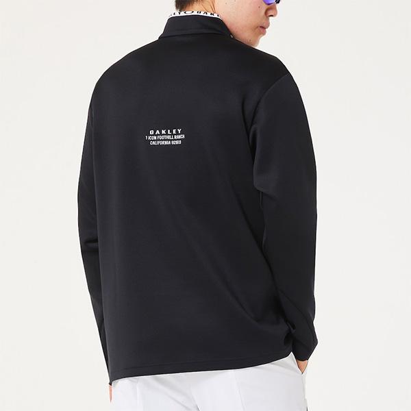 オークリー メンズシャツ 2点セット OAKLEY（オークリー） 長袖 ハーフジップシャツ プレザント 長袖モック