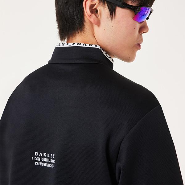 OAKLEY（オークリー） 長袖 ハーフジップシャツ プレザント 長袖モック