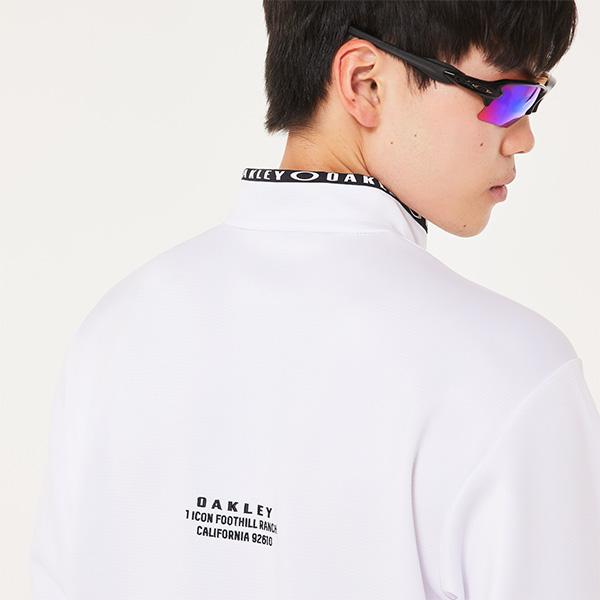 OAKLEY（オークリー） 長袖 ハーフジップシャツ プレザント 長袖モック