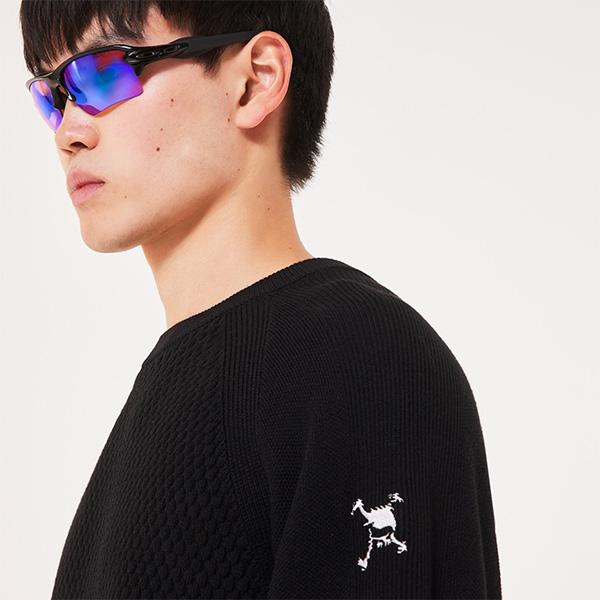 OAKLEY（オークリー） 長袖 クルーネック セーター スカル サーフィス