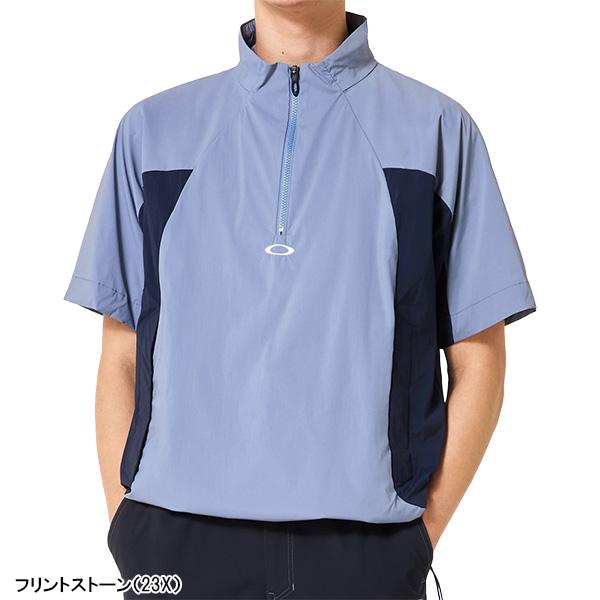 OAKLEY（オークリー） 半袖 ハーフジップ プルオーバージャケット
