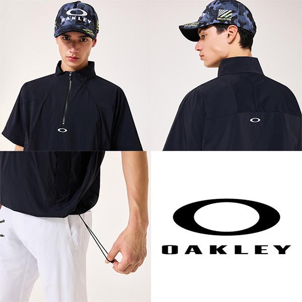 OAKLEY（オークリー） 半袖 ハーフジップ プルオーバージャケット